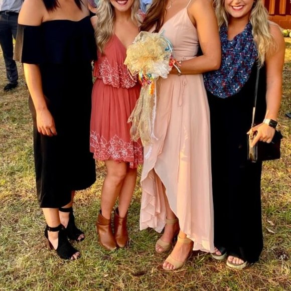 High-Low Maxi Wrap Dress - Picture 7 of 10